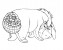 Eeyore Easter Coloring Page