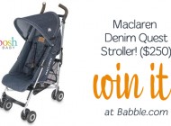 Maclaren Denim Quest Stroller