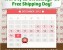 12 Days Free Shipping Calendar image
