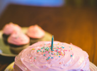 Simple Pink Cake