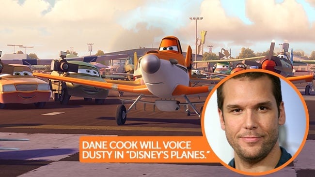 Dane Cook will voice Dusty in Disney's Planes