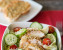 Parmesan Herb Crusted Chicken with Garden Salad