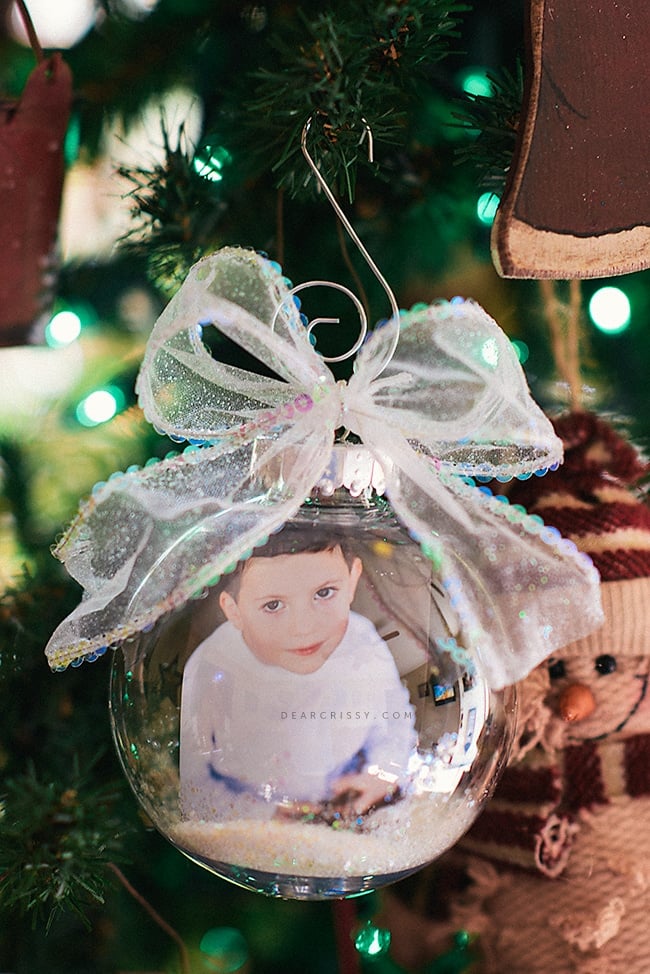 DIY Christmas Photo Ornament