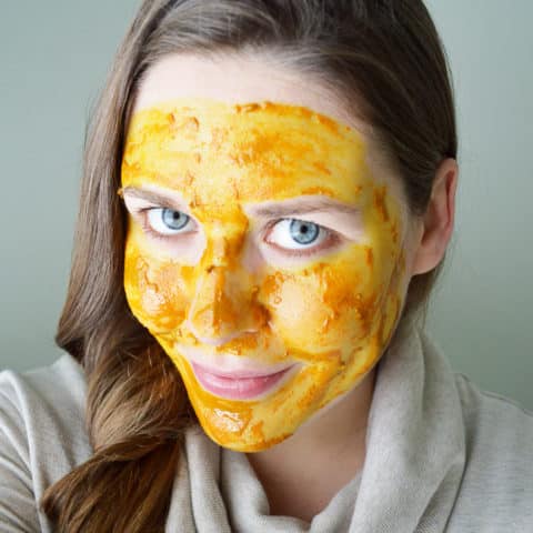 Download Turmeric Honey Face Mask Diy Turmeric Honey Mask For Acne PSD Mockup Templates