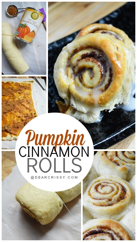 Pumpkin Cinnamon Rolls (With Crescent Rolls!) - On My Kids Plate