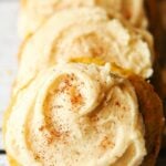 Melt-in-Your-Mouth Pumpkin Cookies - these frosted pumpkin cookies are the best EVER. Heaven I tell ya!