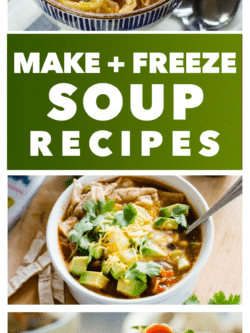 20 Fall Soup Recipes to Make Ahead and Freeze - These warm, hearty and easy soups are great to make and freeze for an easy family dinner.