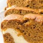 Cream Cheese Filled Pumpkin Bread recipe