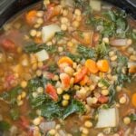 crock pot rustic lentil soup recipe