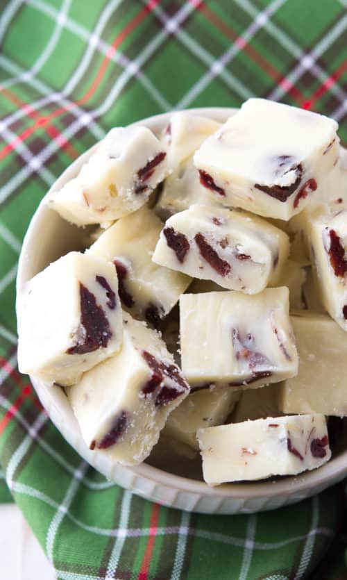 White Christmas Fudge Recipe