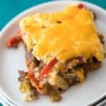 John Wayne Casserole Recipe - This meaty, cheesy casserole is a hearty family meal solution!