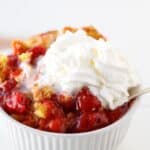 This easy cherry dump cake recipe is the perfect delicious dessert.