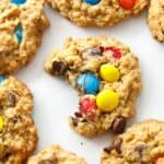 Easy Monster Cookies - this is everyone's favorite chewy, chocolate-filled cookie!