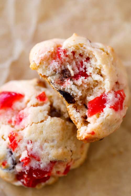 Cherry Chocolate Nut Cookies Recipe