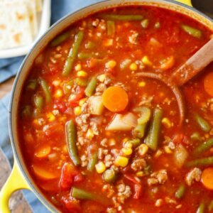 ground turkey vegetable soup recipe
