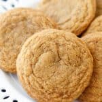 Soft Ginger Molasses Cookies Recipe - These melt-in-your-mouth ginger cookies are big, soft and delicious.