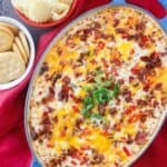 Warm Cheesy Bacon Dip recipe