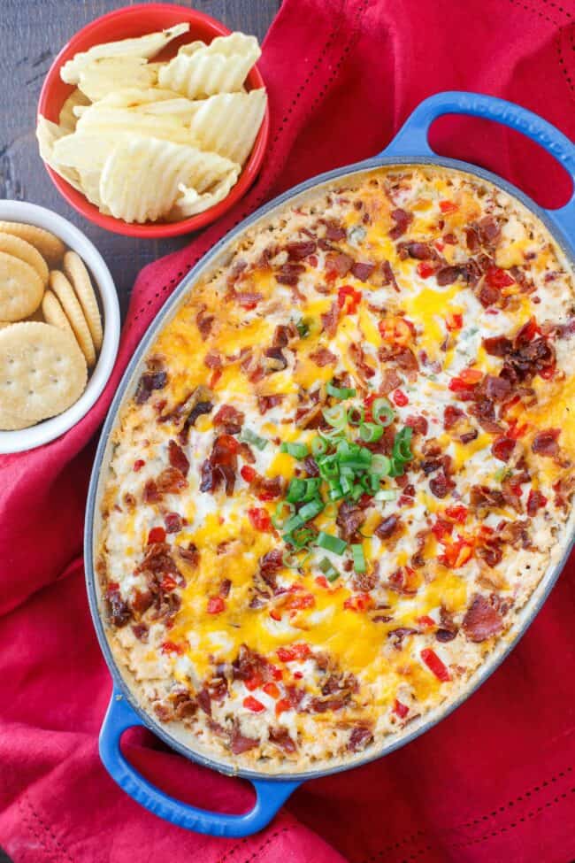 Warm Cheesy Bacon Dip