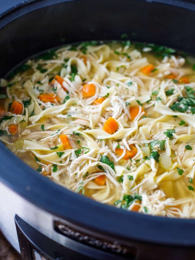 Crock Pot Chicken Noodle Soup Dear Crissy