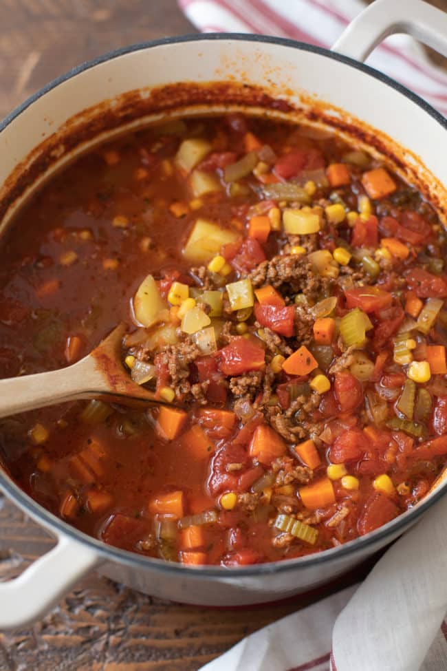 flavorful vegetable soup