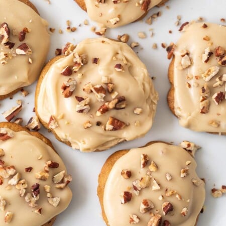 Soft Frosted Caramel Apple Cookies Recipe