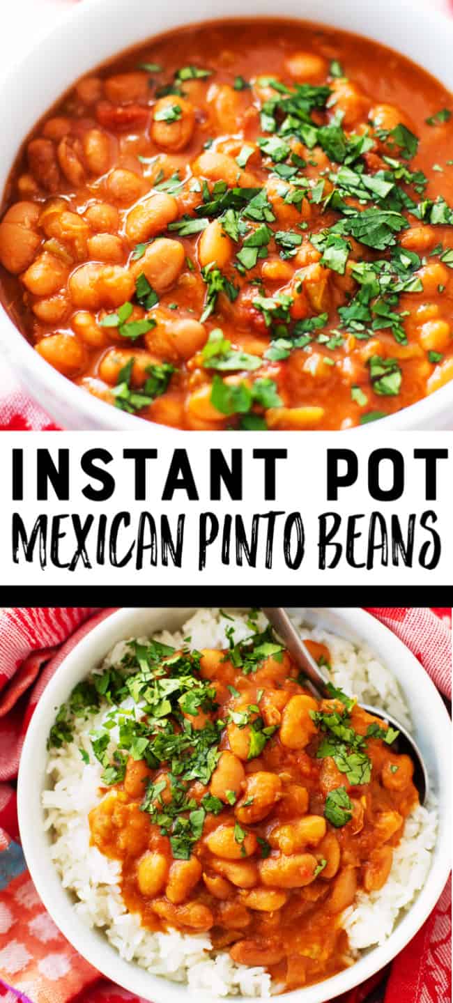 Instant Pot Mexican Pinto Beans