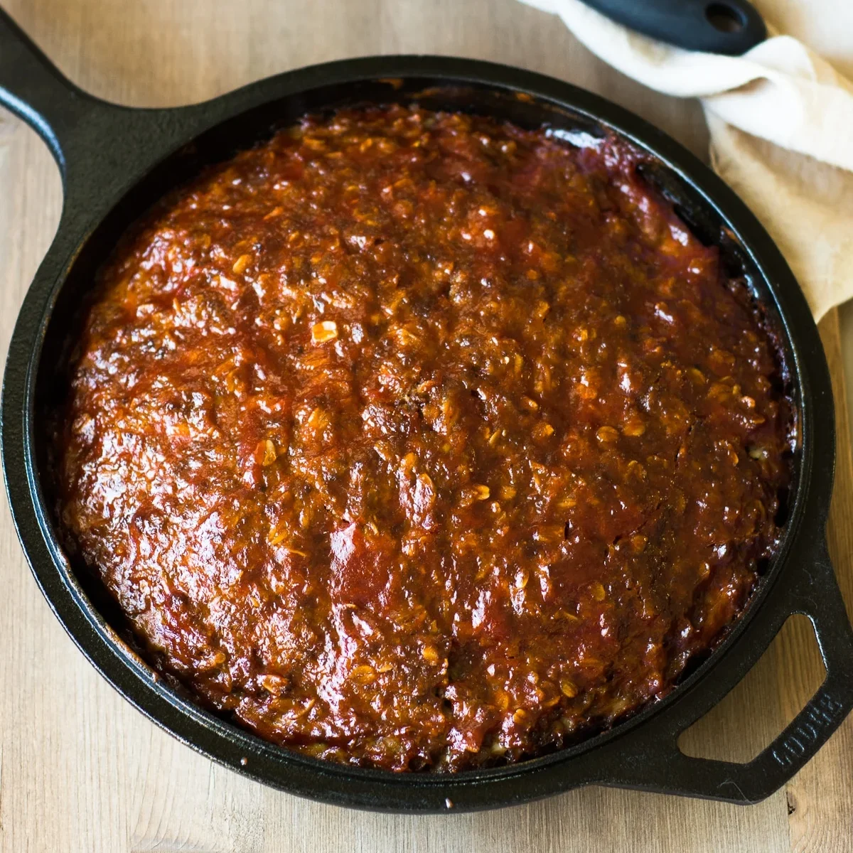 old fashioned skillet meatloaf