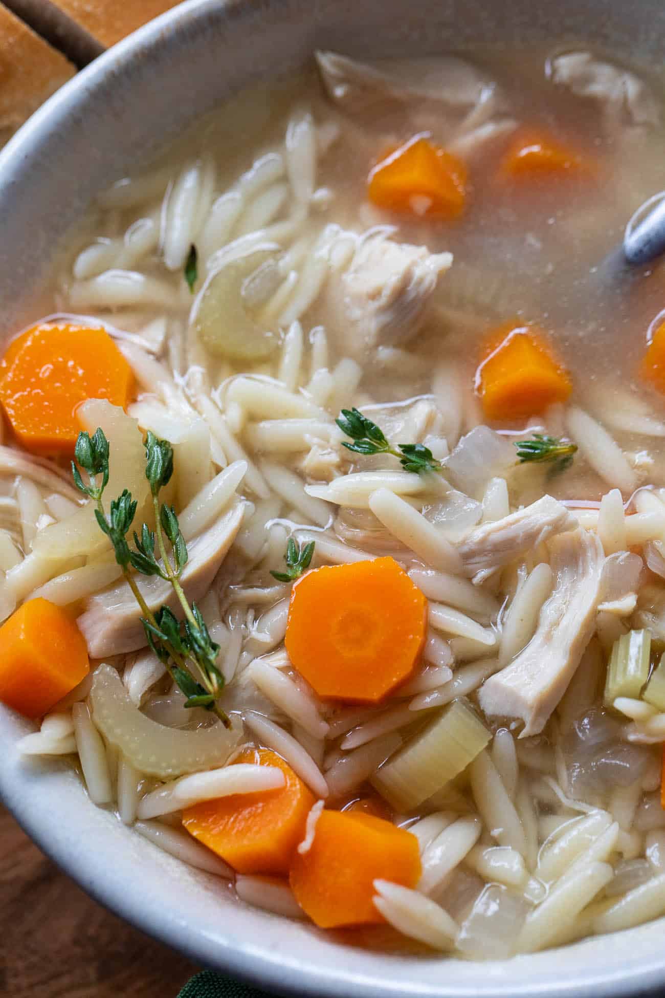 crock pot chicken orzo soup