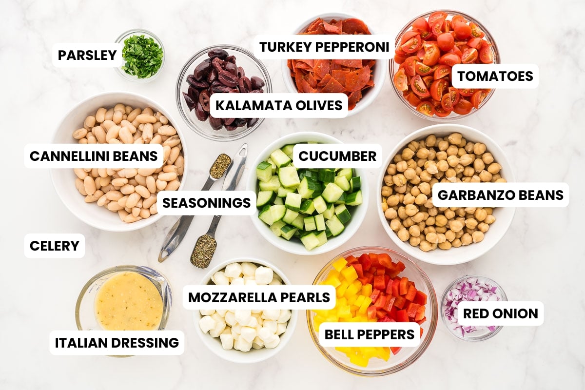 fresh ingredients photo for a salad