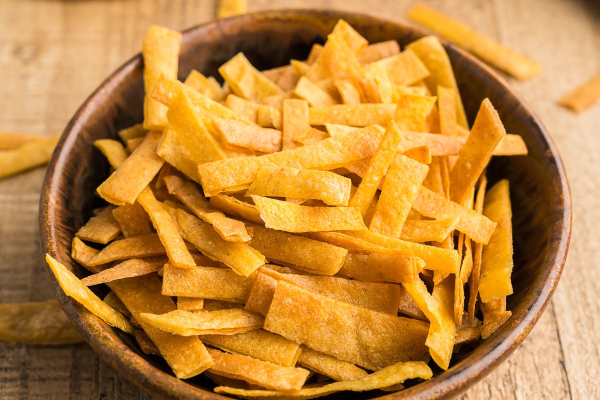 crispy corn tortilla strips