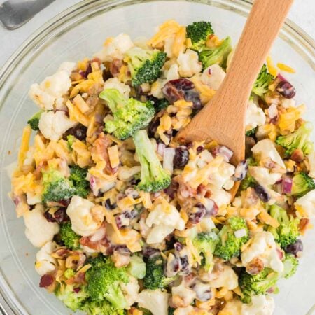 broccoli cauliflower salad recipe