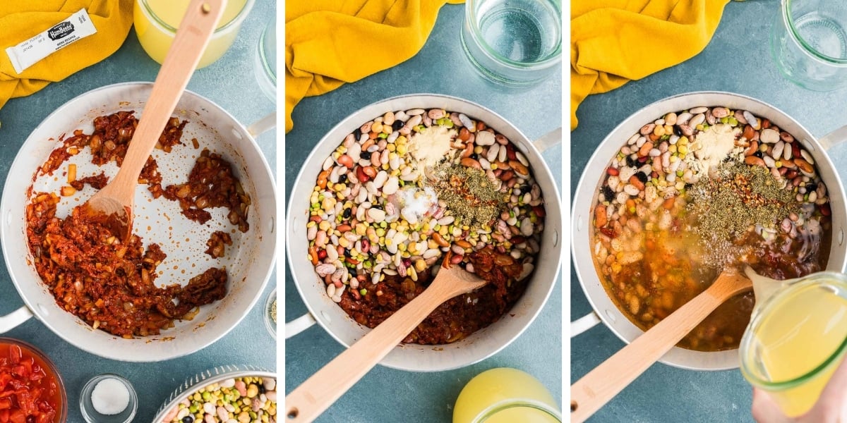 how to make marry me chicken 15 bean soup