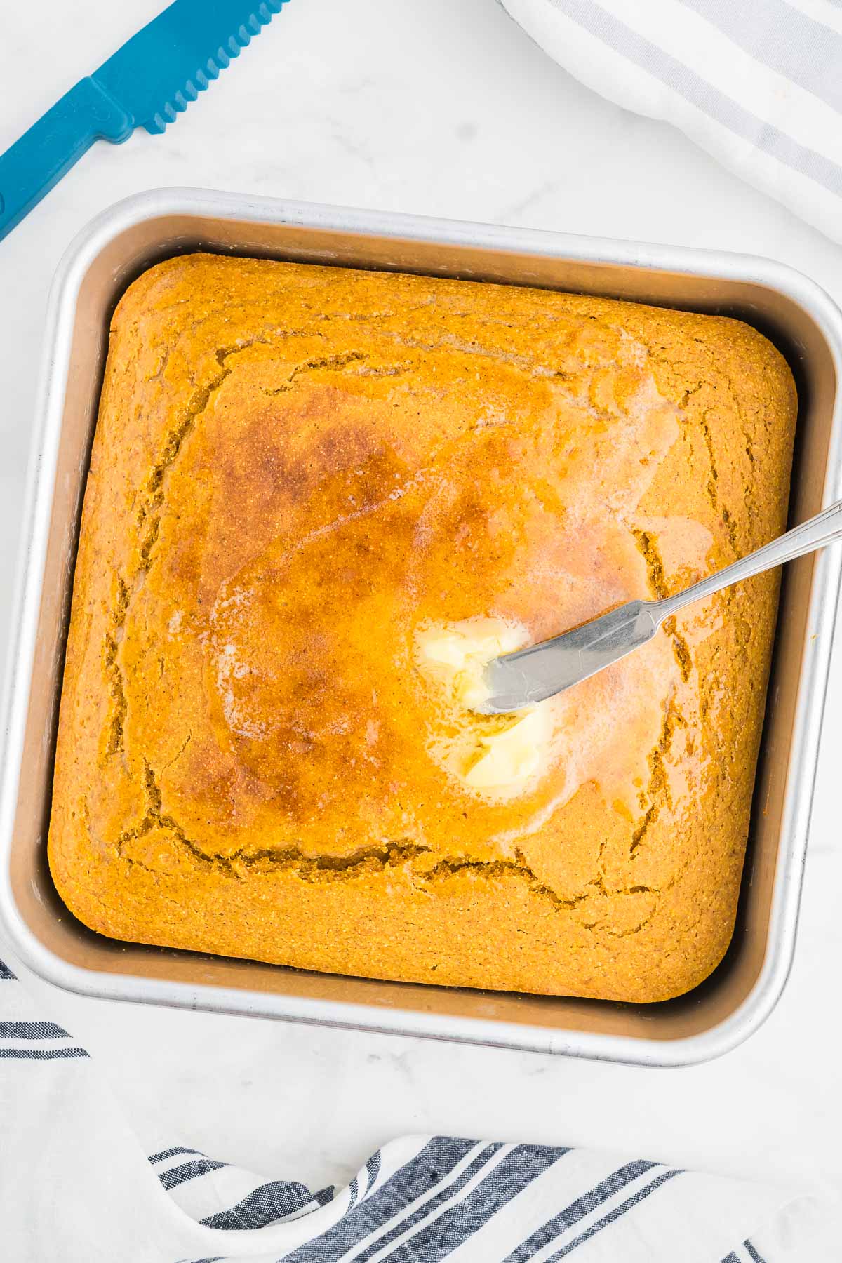 butter on pumpkin cornbread recipe