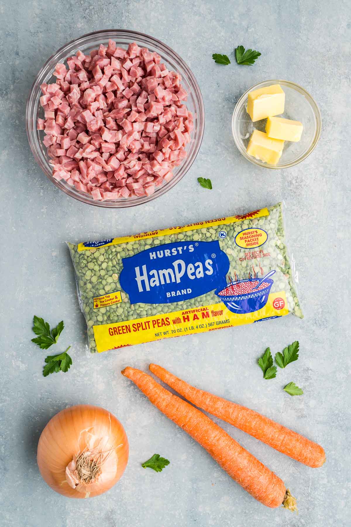 ingredients for ham soup