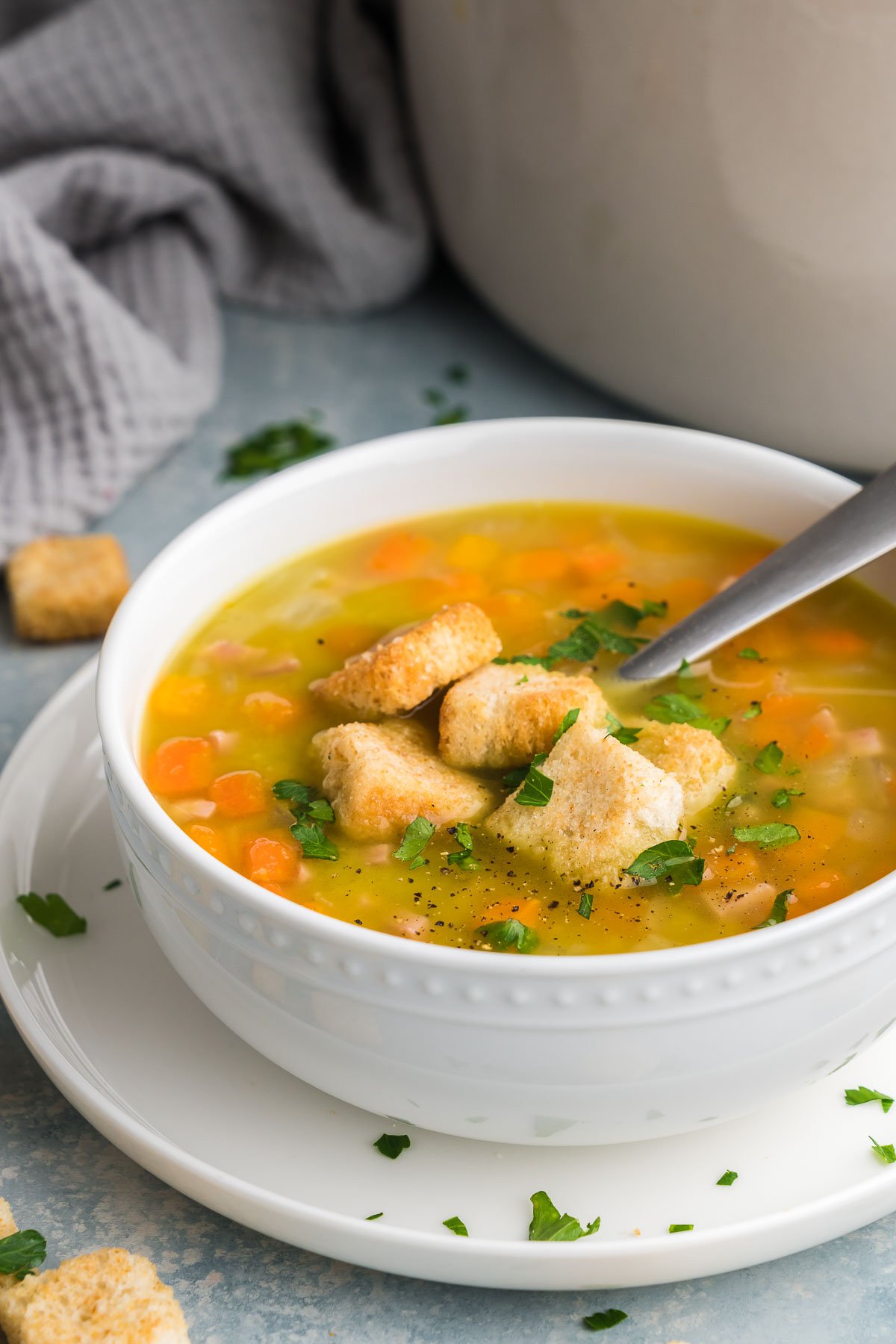 split pea soup with ham recipe