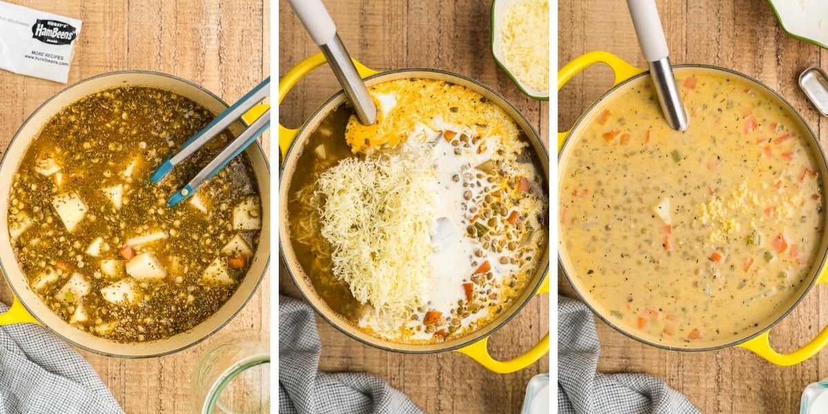 soup cooking in a dutch oven