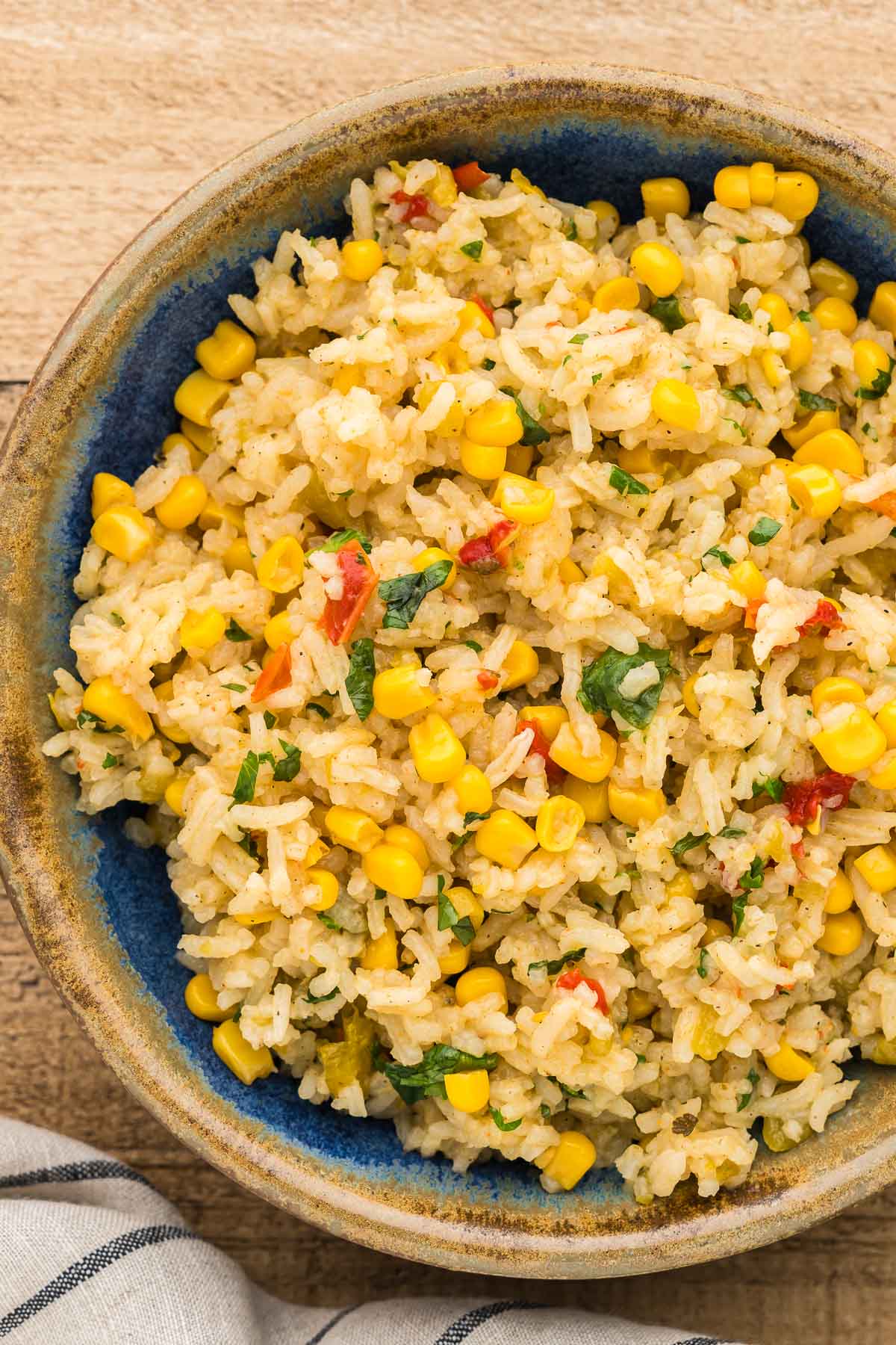 close up photo of rice with corn
