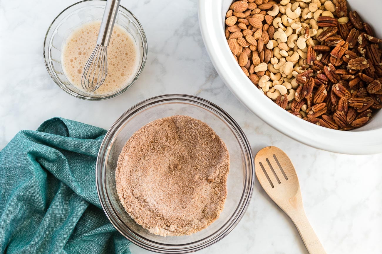 ingredients for holiday snack