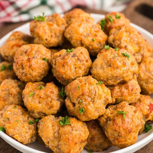 Rotel Cream Cheese Sausage Balls