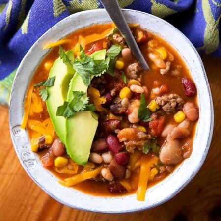 15 Bean Taco Soup