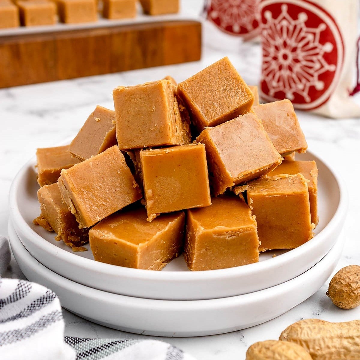 2 Ingredient Peanut Butter Fudge