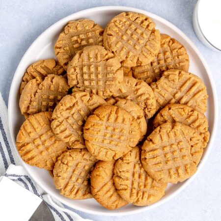 3 Ingredient Peanut Butter Cookies