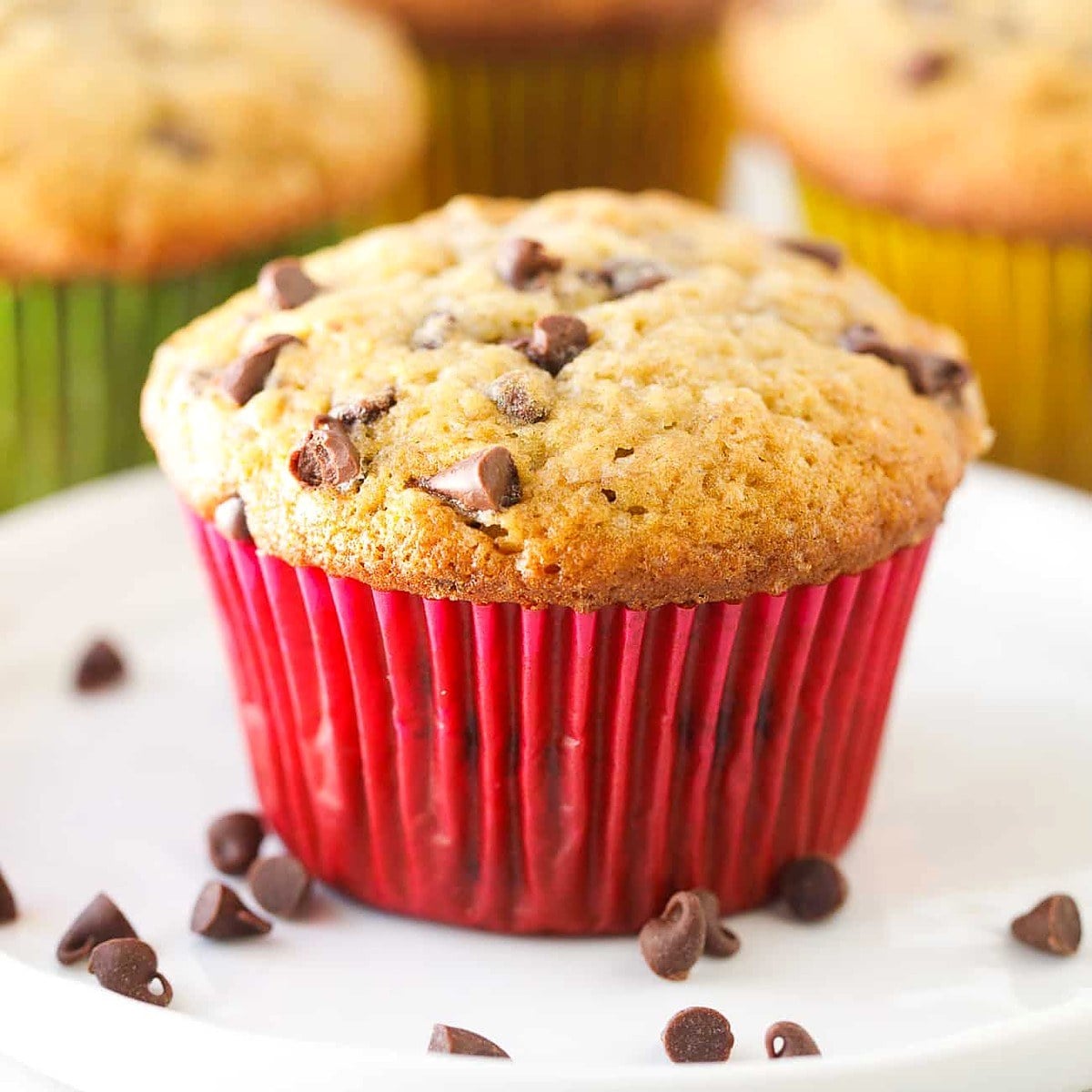 Banana Chocolate Chip Muffins