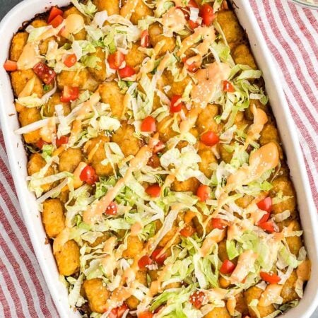 Big Mac Tater Tot Casserole