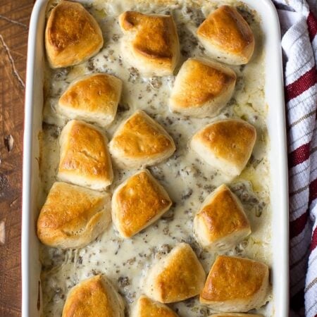 Biscuits and Gravy Casserole Recipe