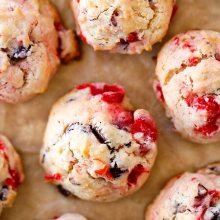 Cherry Chocolate Nut Cookies