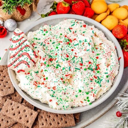 Christmas Tree Cake Dip