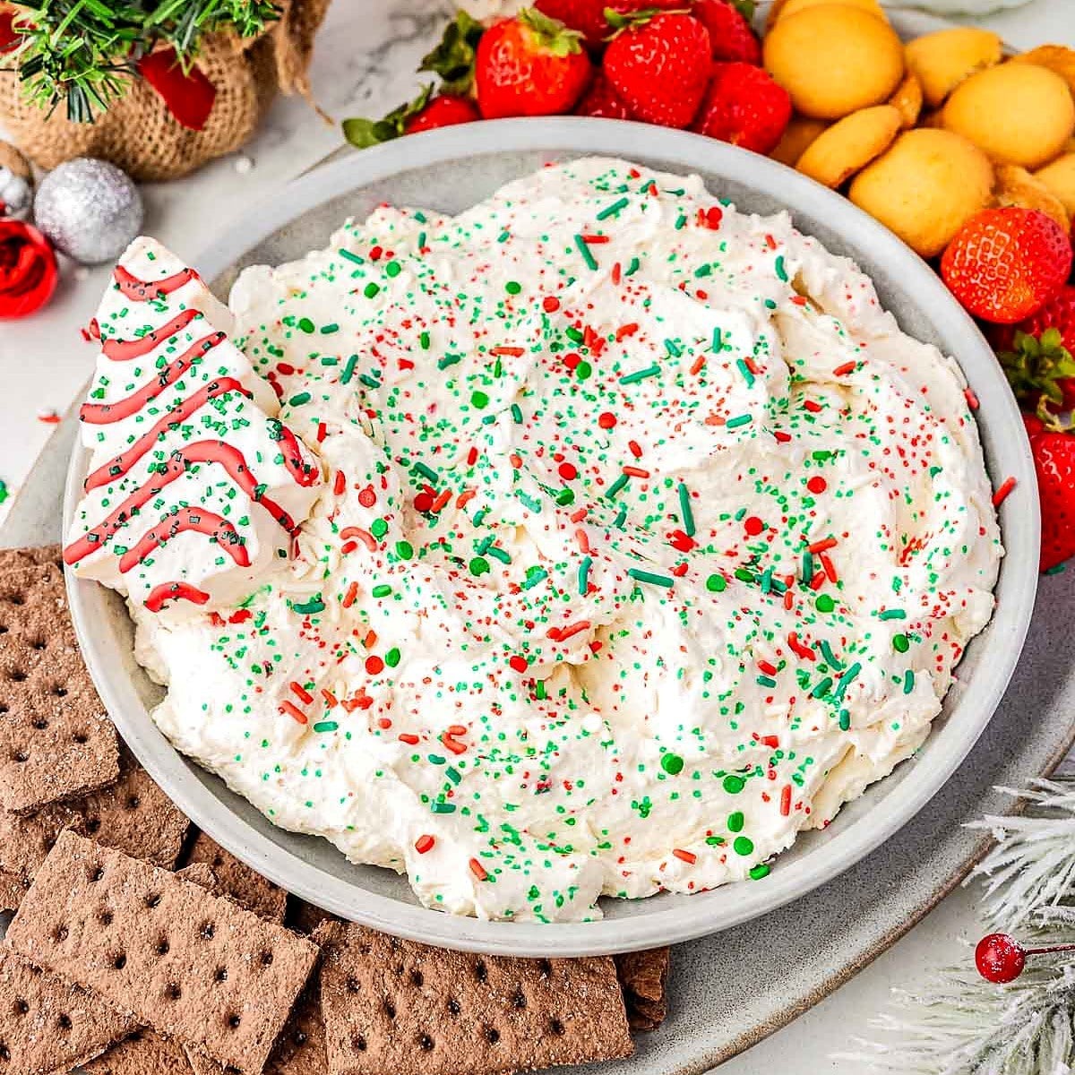 Christmas Tree Cake Dip