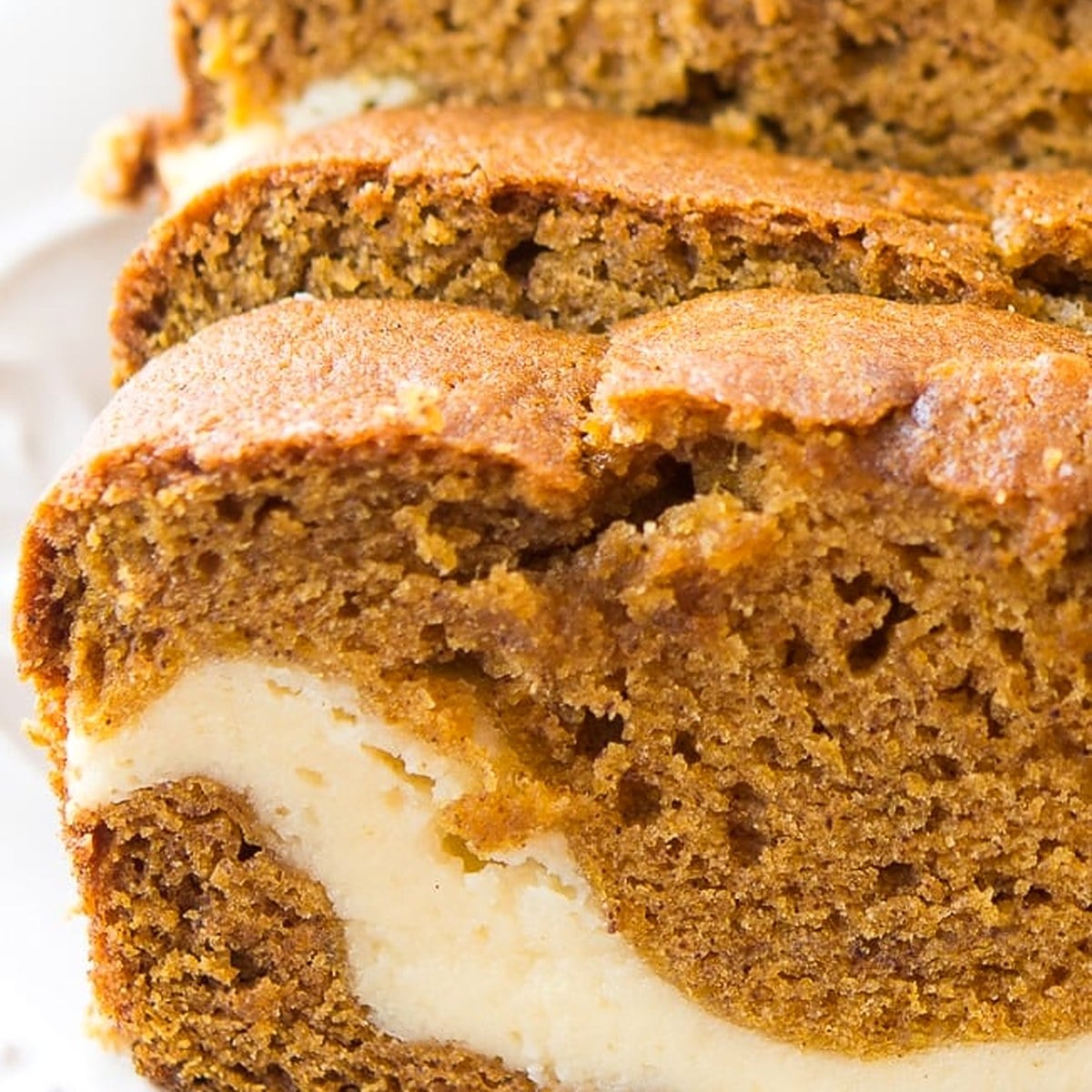 Cream Cheese Filled Pumpkin Bread