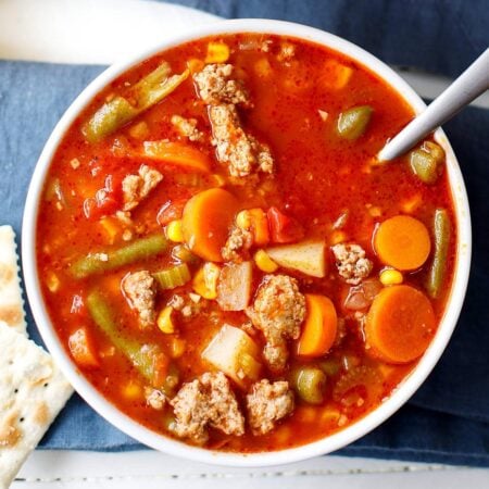 Ground Turkey Vegetable Soup
